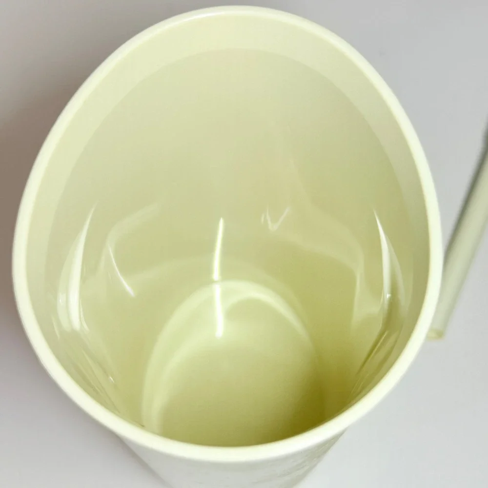 Vintage Tupperware Syrup Honey Dispenser Cream Yellow Pump Lid Retro Kitchenware